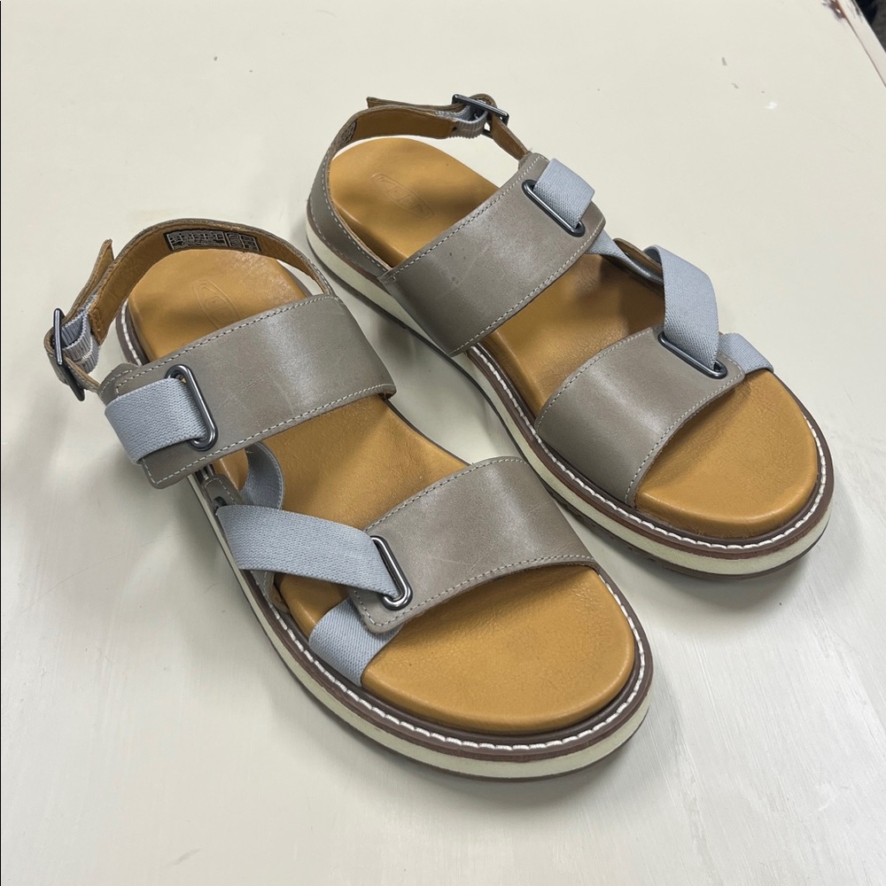 Keen Lana Z Strap Plaza Taupe Blue Surf Sandal Women’s 10.5